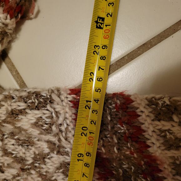 J. Jill Abstract Stripe Alpaca Wool Blend Open Cardigan Multicolor Womens Size M - Picture 9 of 10